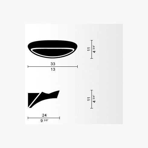 Sestessa LED LED-Wandleuchte, weiß